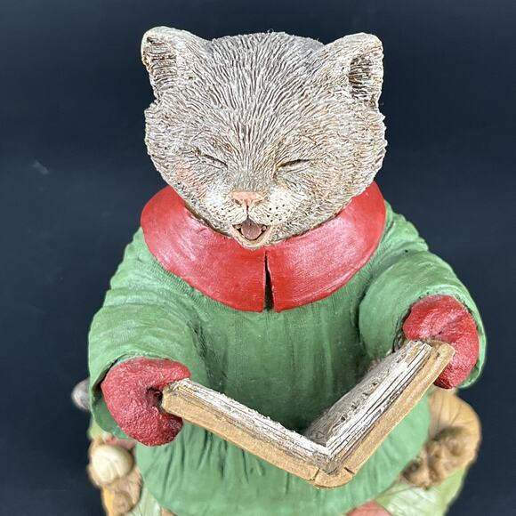 Tim Wolfe Eartha Cat Carols for Critters #1 Tom Clark Christmas #57 Carin - Picture 2 of 14